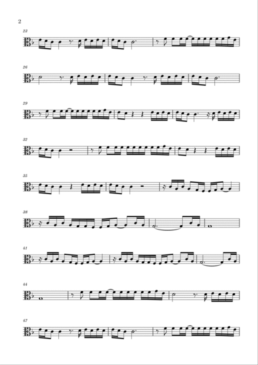 Sign Of The Times Viola Solo scores gallery preview page 2