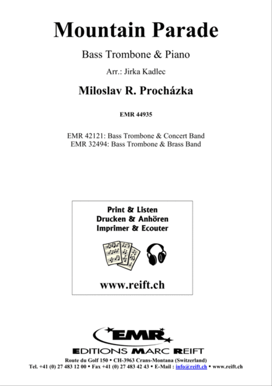 Mountain Parade Bass Trombone scores gallery preview page 2