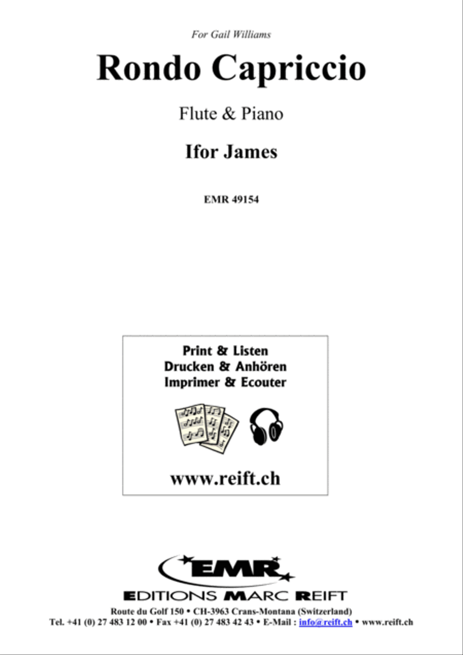 Rondo Capriccio Flute Solo scores gallery preview page 1