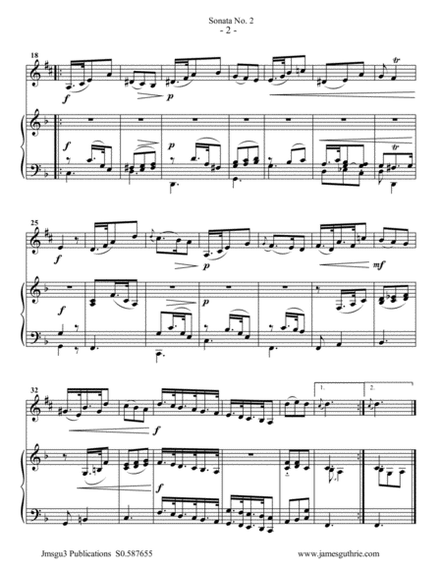 Vivaldi: Sonata No. 2 for Alto Clarinet & Piano image number null