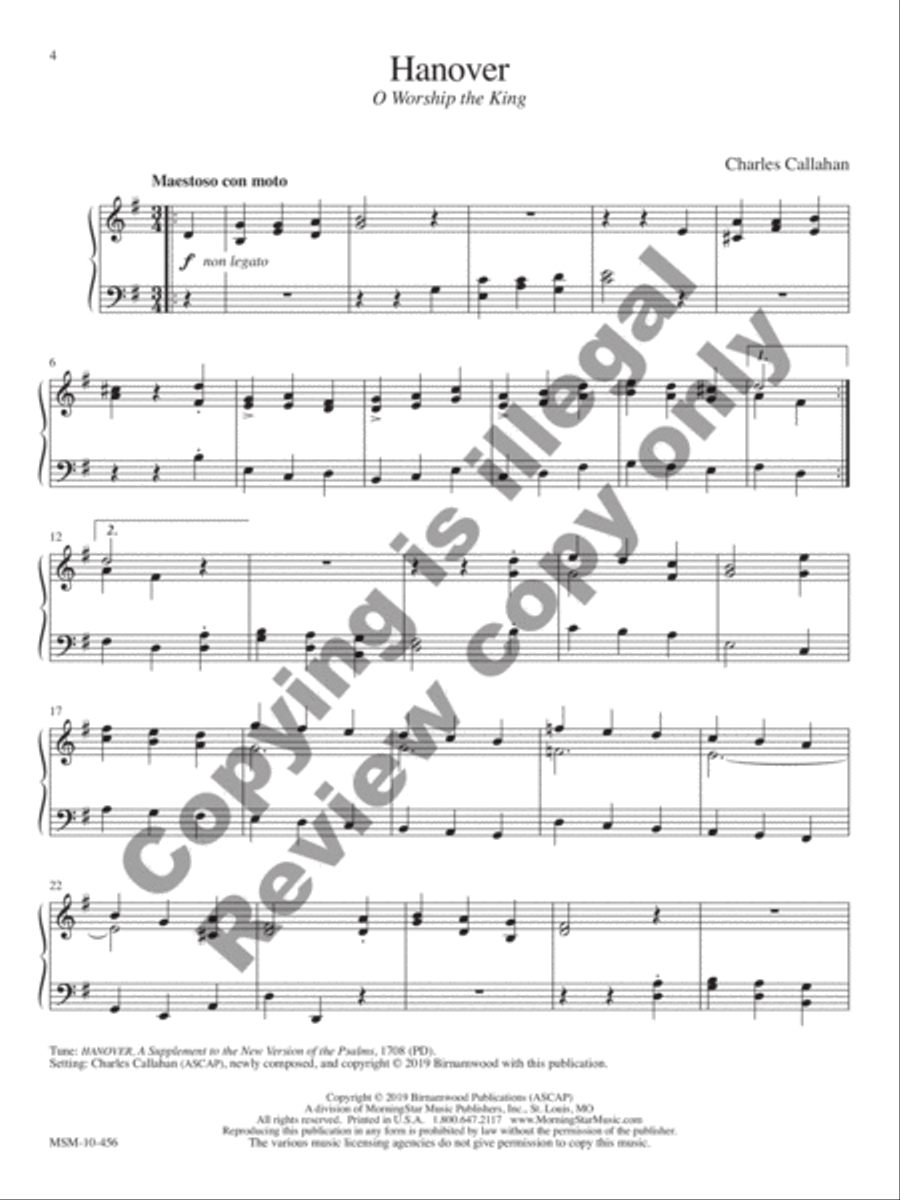 Voluntaries for Manuals: 14 Hymn-based Preludes and Postludes Organ scores gallery preview page 5