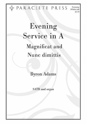 Book cover for Magnificat and Nunc Dimittis from Evening Service in A