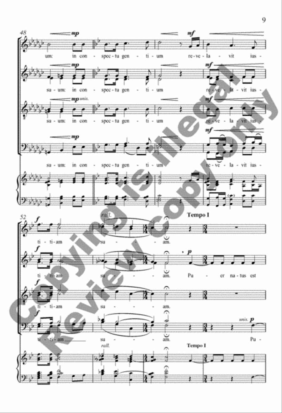 Puer natus est nobis Puer natus est nobis Divisi scores gallery preview page 20