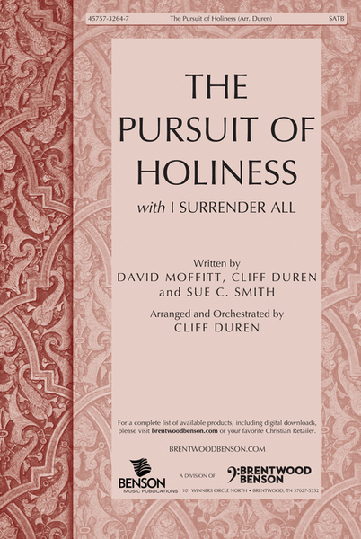 The Pursuit of Holiness with I Surrender All (Accompaniment CD) image number null