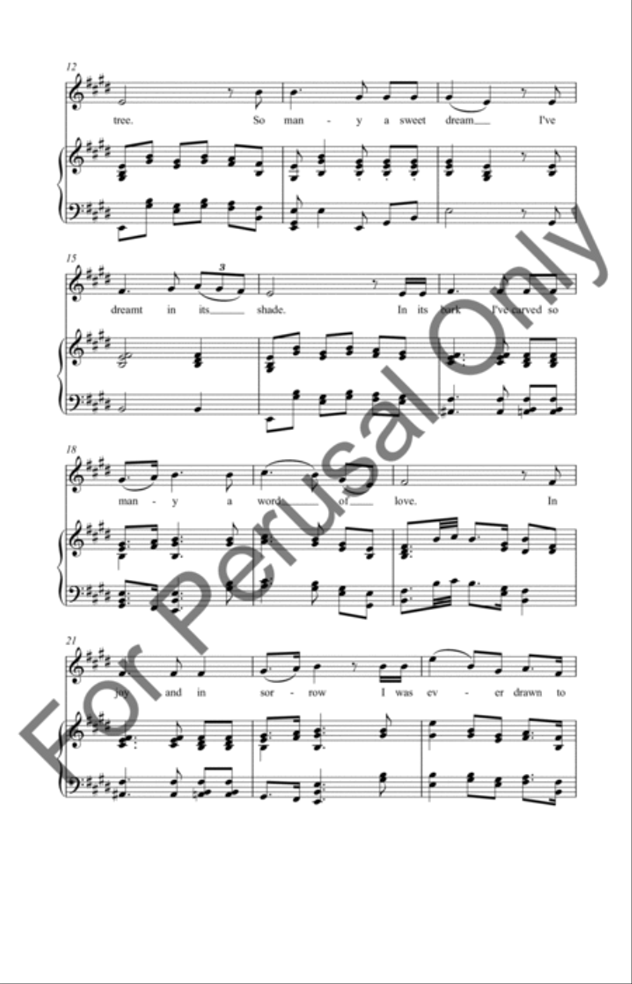 Der Lindenbaum Unison Choir scores gallery preview page 3