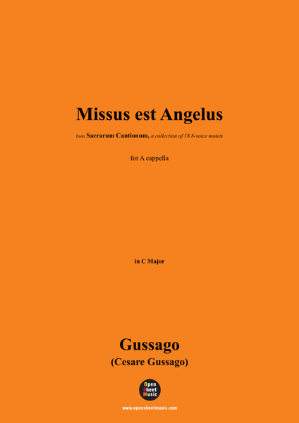 Gussago-Missus est Angelus,for A cappella image number null