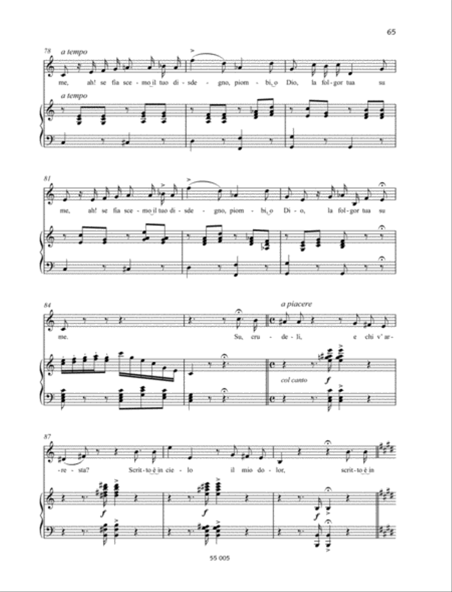 Fia dunque vero... Oh mio Fernando Voice scores gallery preview page 5
