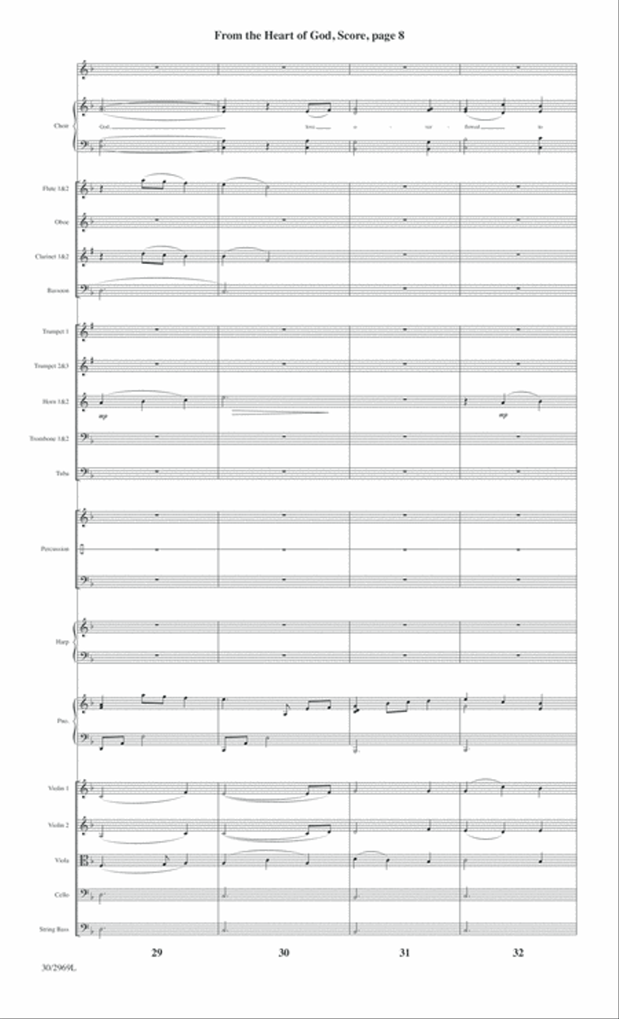 The Heart of Christmas - Full Score Choir scores gallery preview page 110