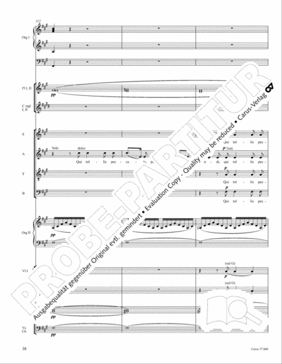Messe a quatre voix 4-Part scores gallery preview page 49