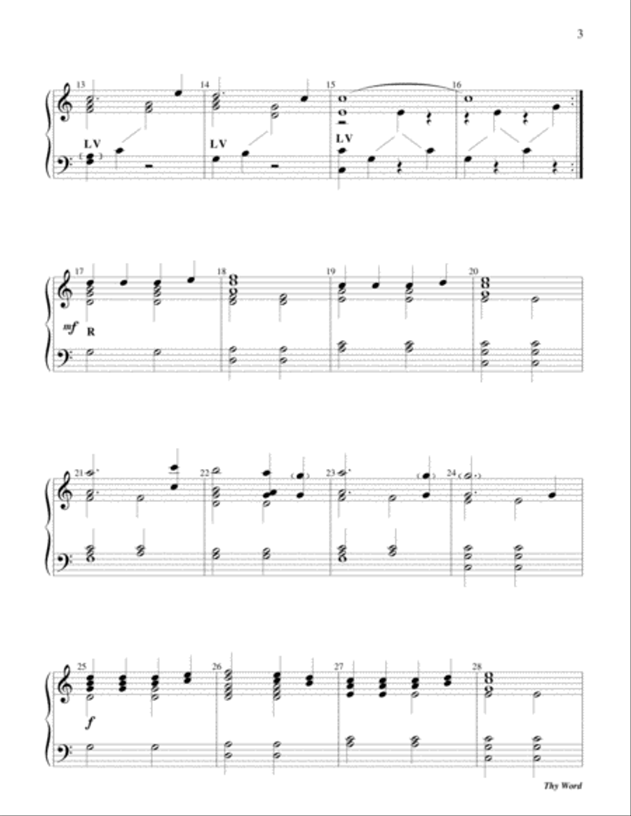 Thy Word 3-Octaves scores gallery preview page 9