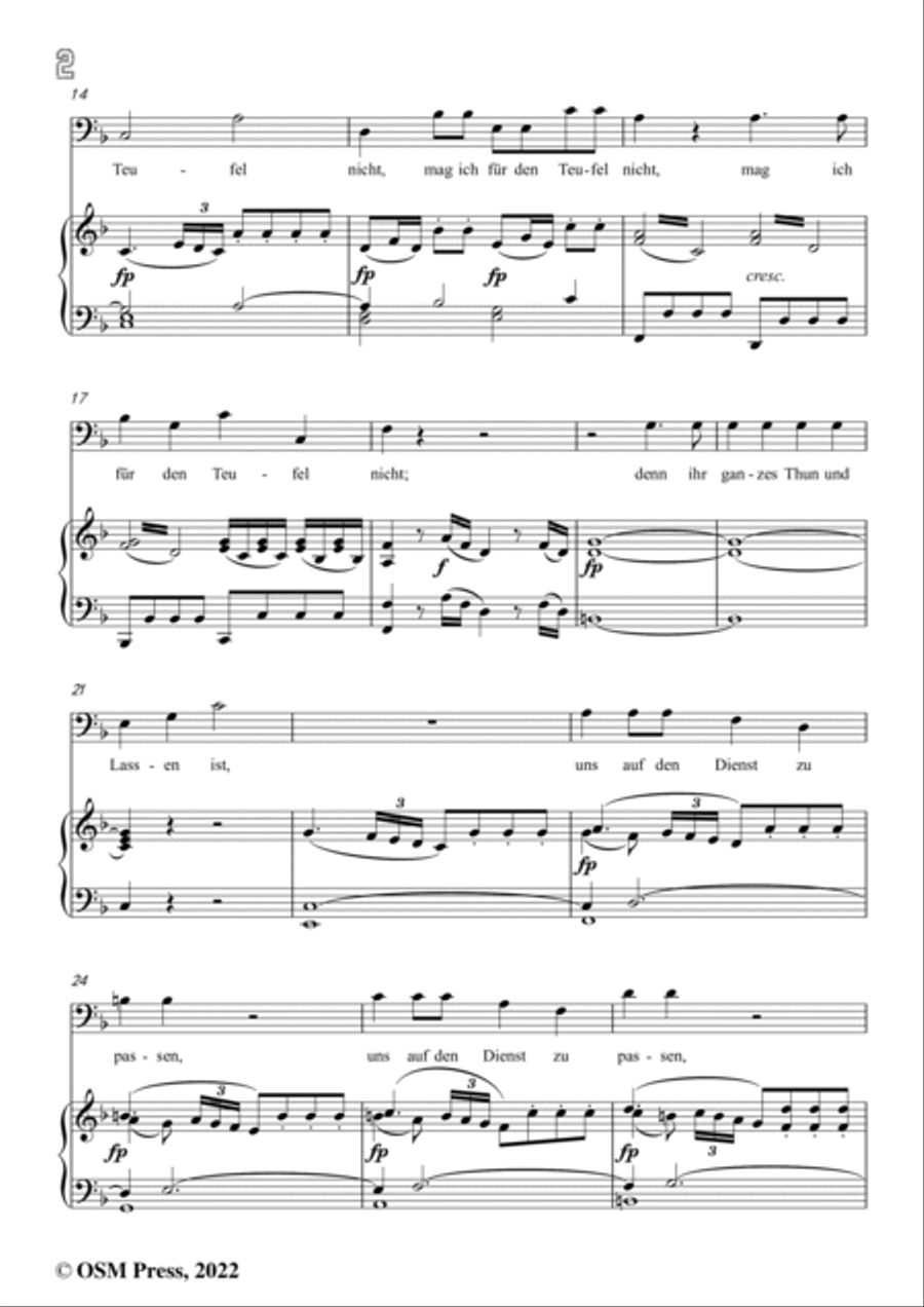 Mozart-Solche hergelaufne Laffen,from Die Entfuhrung aus dem Serail Voice scores gallery preview page 4