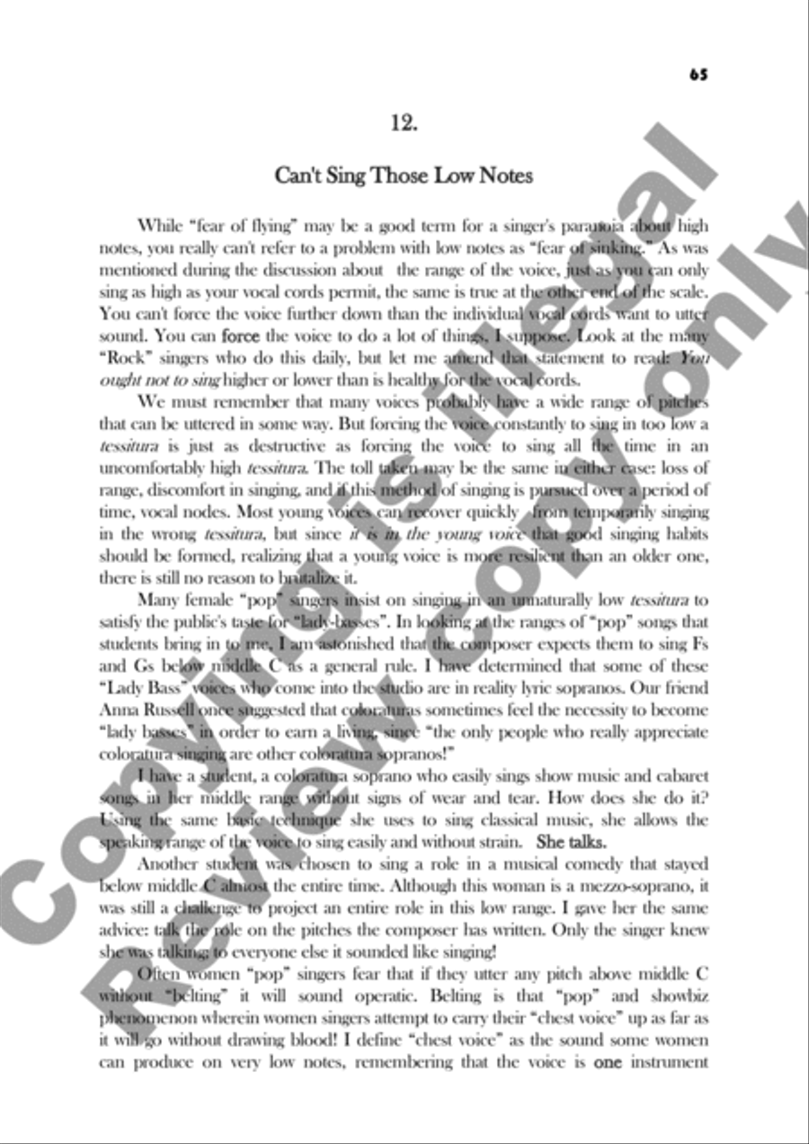 Sing On! Sing On! Voice scores gallery preview page 17