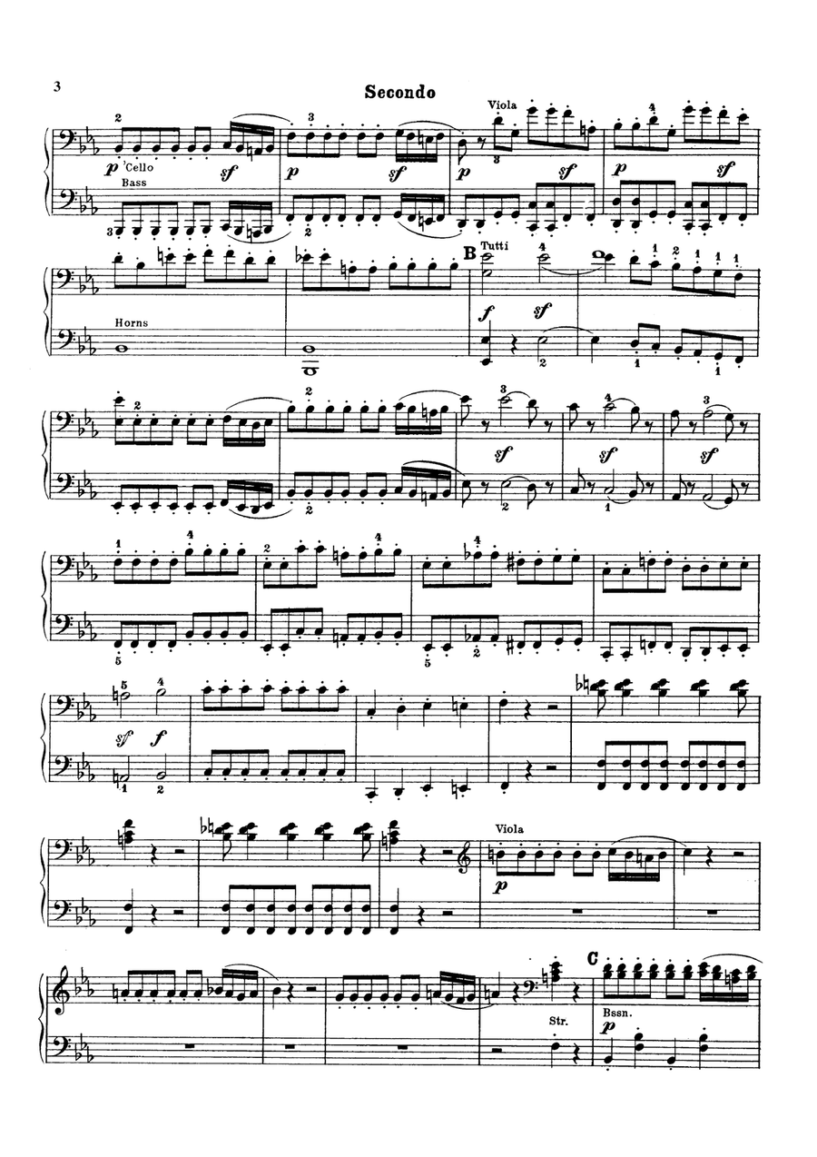 Mozart The Magic Flute Overture, for piano duet(1 piano, 4 hands), PM802 1 Piano, 4-Hands scores gallery preview page 3