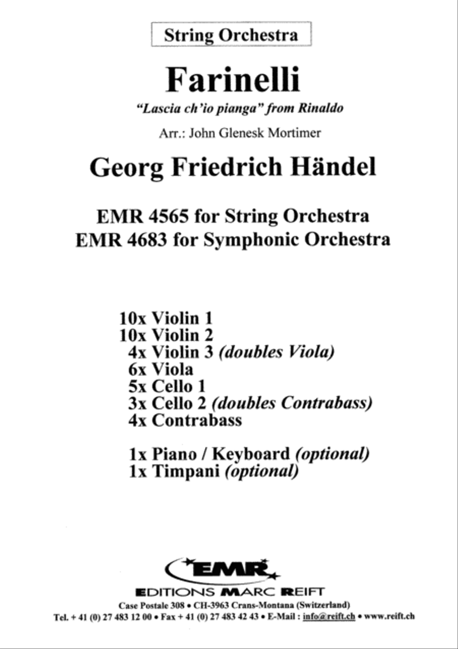 Farinelli String Orchestra scores gallery preview page 2