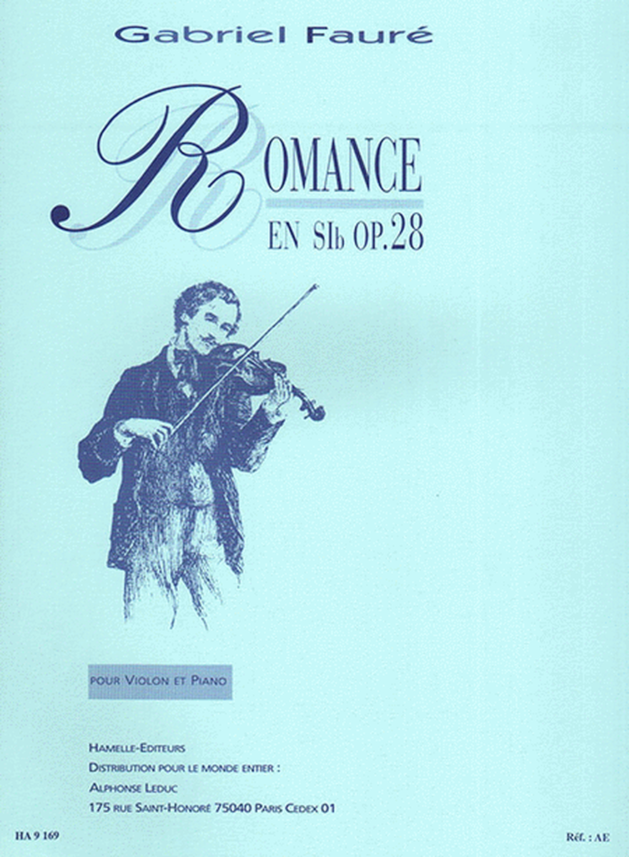 Romance For Violin And Piano In E Flat Op.28