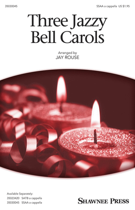 Book cover for Three Jazzy Bell Carols