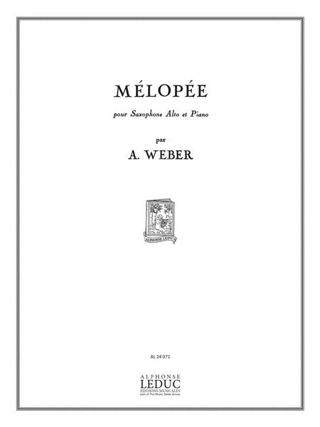 Melopee (saxophone-alto & Piano)