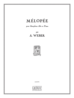 Book cover for Melopee (saxophone-alto & Piano)