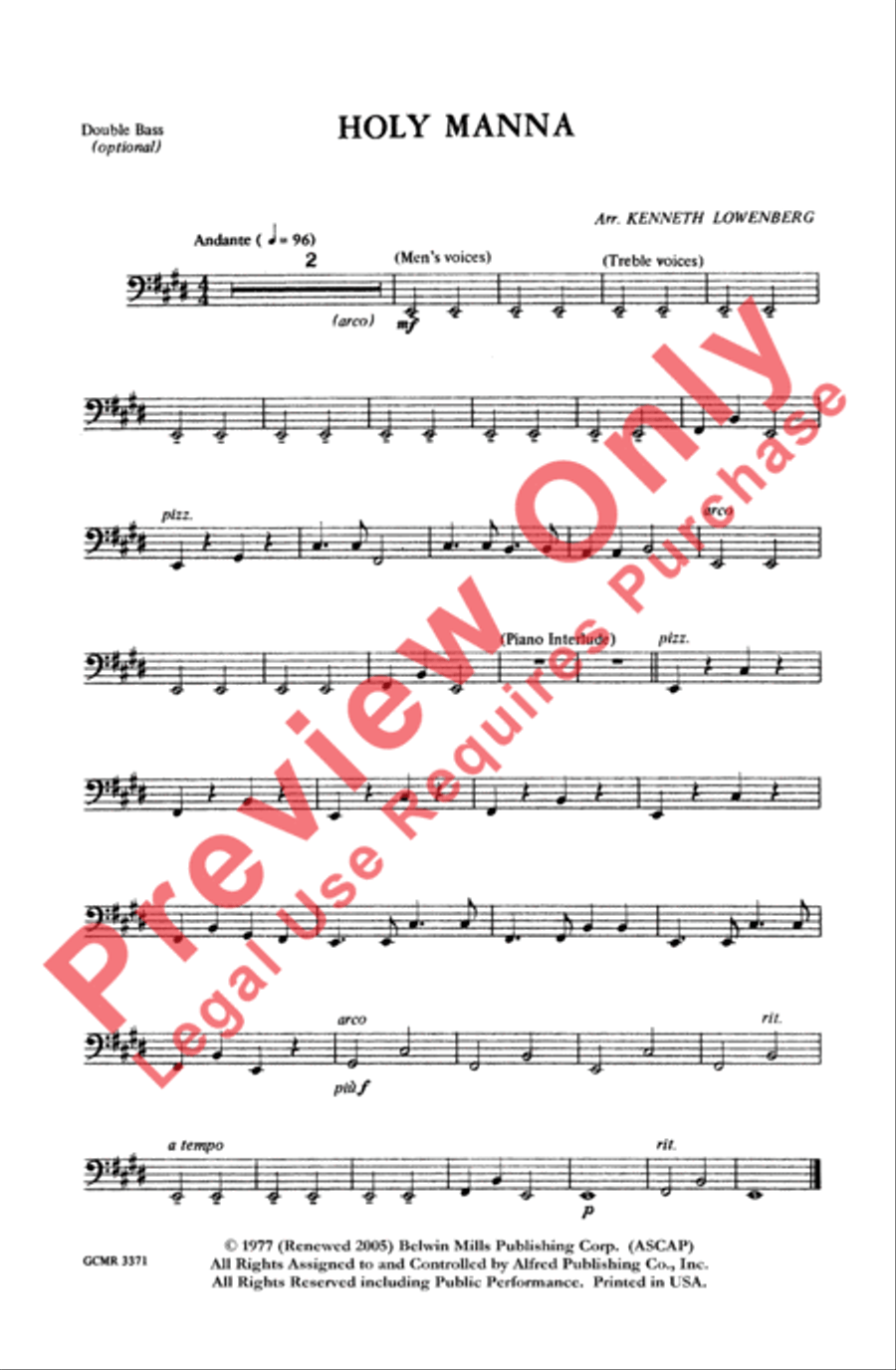 Holy Manna 2-Part scores gallery preview page 7