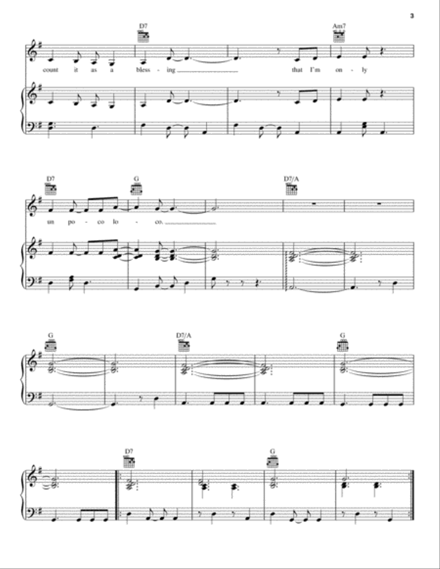 Un Poco Loco (from Coco) Piano, Vocal, Guitar scores gallery preview page 3