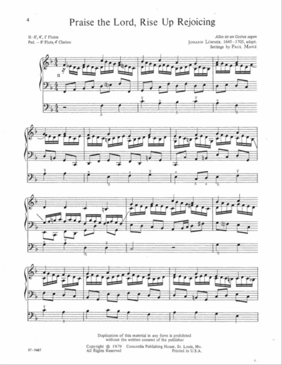 Hymn Preludes for Holy Communion, Vol. II Organ scores gallery preview page 2