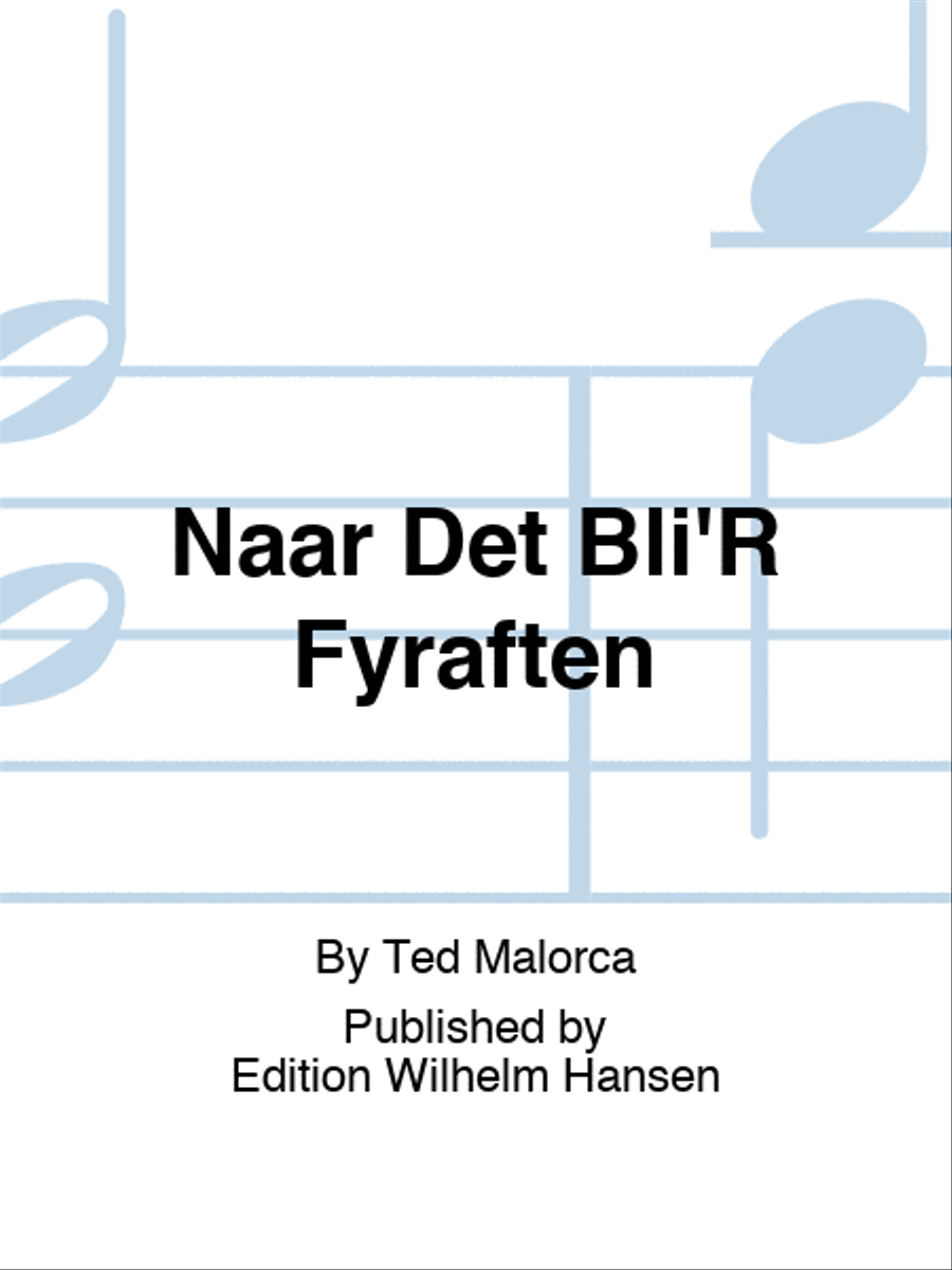 Naar Det Bli'R Fyraften Orchestra scores gallery preview page 1