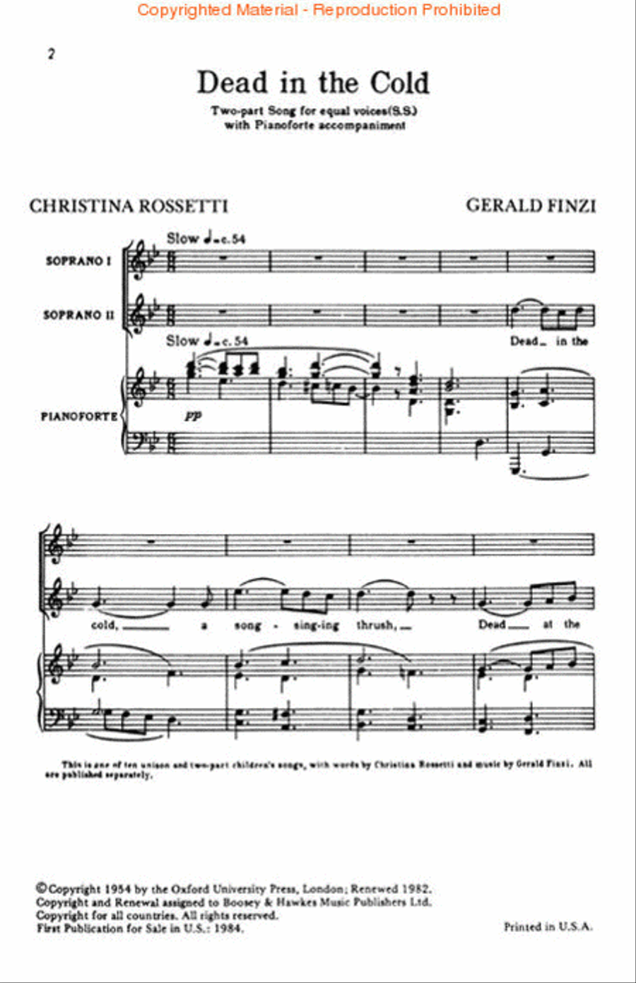 Dead in the Cold 2-Part scores gallery preview page 2