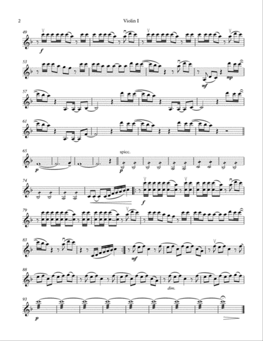Shake It Out String Quartet scores gallery preview page 2