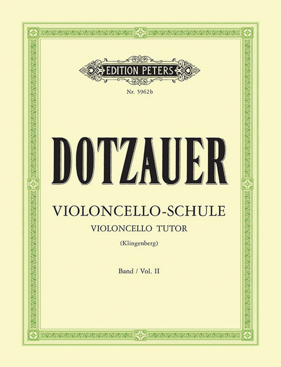 Violoncello Tutor, Vol. 2 Cello scores gallery preview page 1