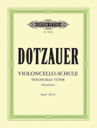 Book cover for Violoncello Tutor, Vol. 2