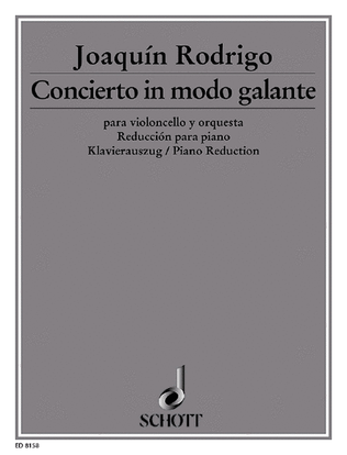 Book cover for Concierto in Modo Galante