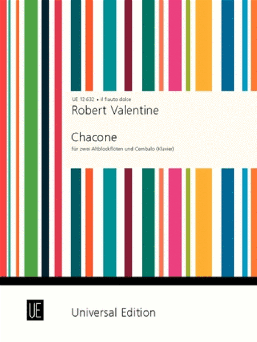 Chaconne, 2 Recorders/Piano Recorder scores gallery preview page 1