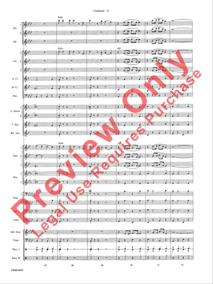 Chicago! (from the Musical Chicago!) Concert Band scores gallery preview page 15
