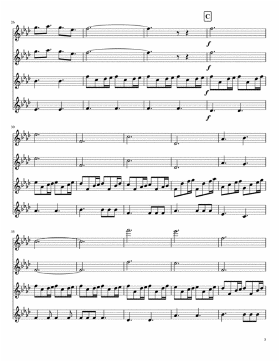 Game Of Thrones Game Of Thrones Woodwind Quartet scores gallery preview page 4