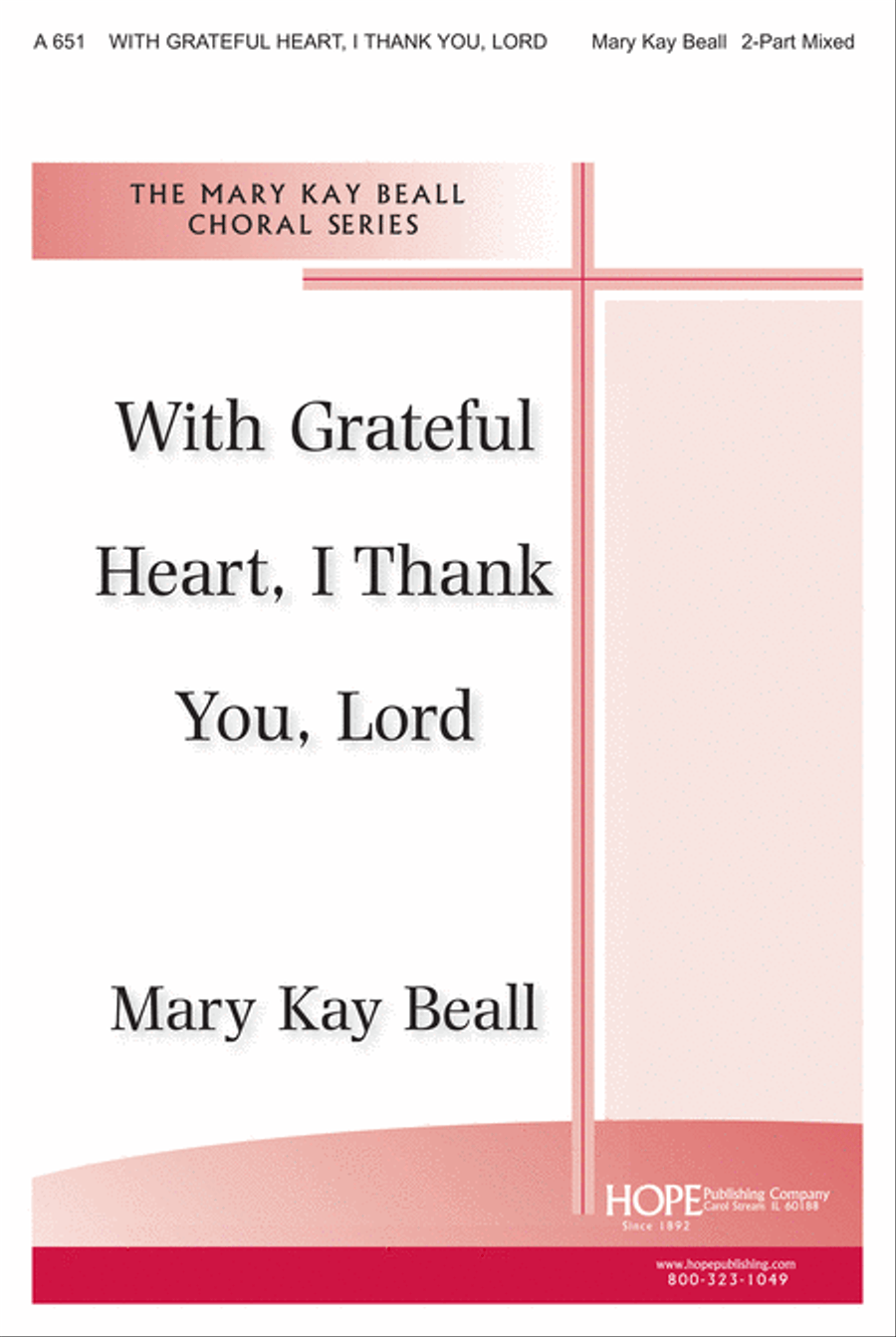 With Grateful Heart, I Thank You, Lord 2-Part scores gallery preview page 1