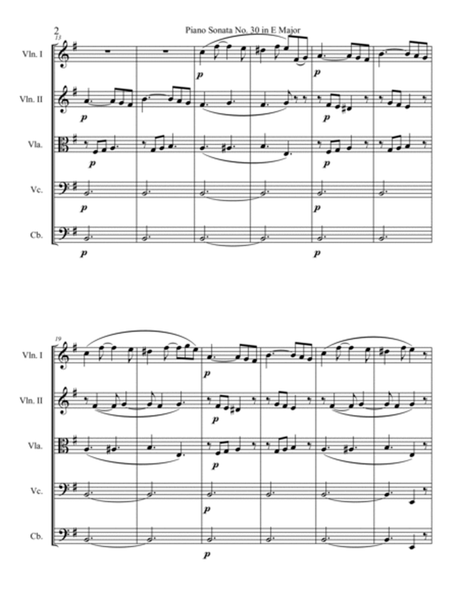Piano Sonata No. 30, Movement 2