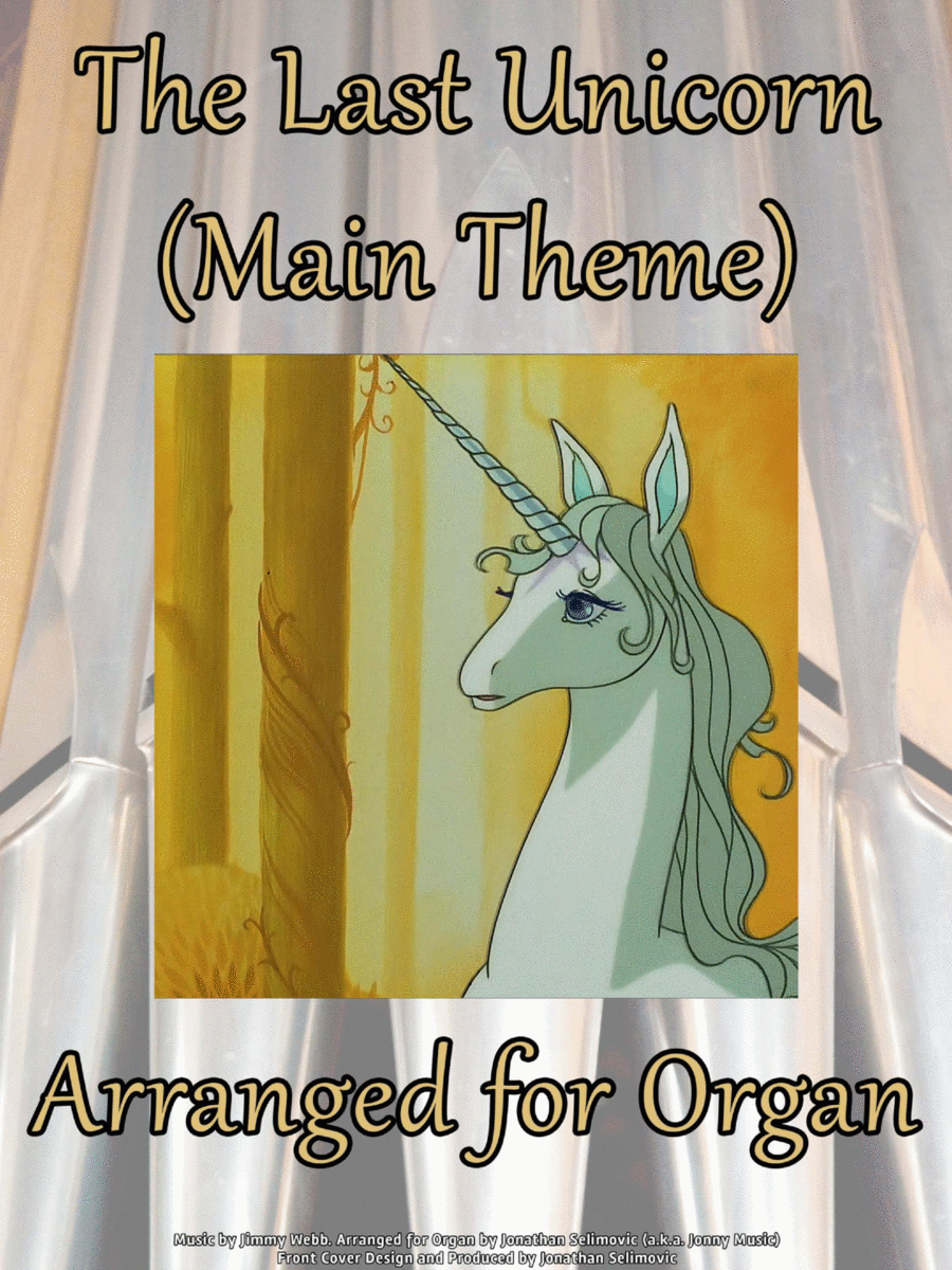 The Last Unicorn (main Theme) Organ Solo scores gallery preview page 1