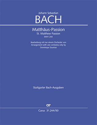 Book cover for St. Matthew Passion