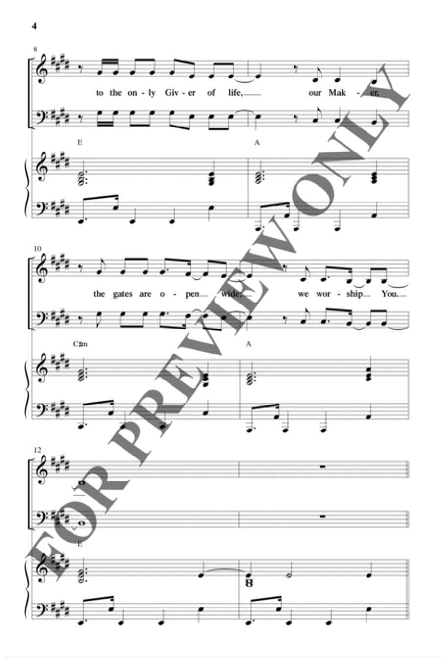 The Church Choir Musical Yearbook - Choral Book Choir scores gallery preview page 5