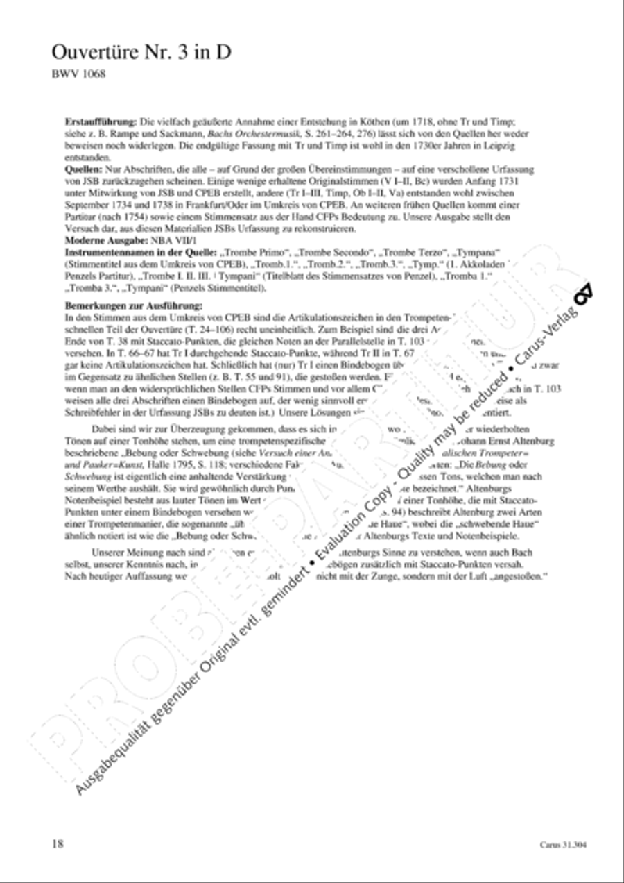 Bach for Brass 4: Works for orchestra Collection / Songbook scores gallery preview page 19