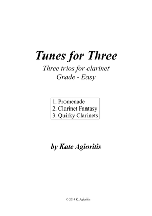 Tunes for Three - Three Easy Trios for Clarinet - Book 1