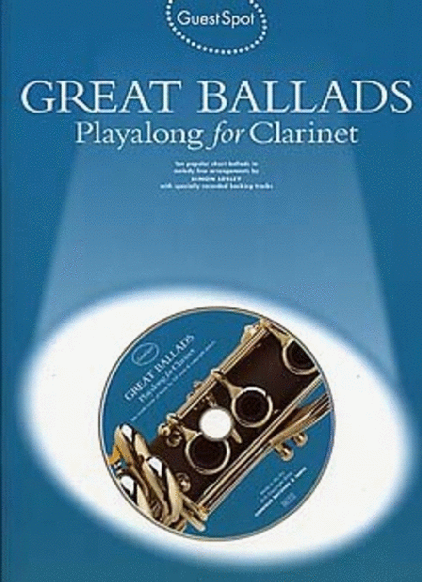 Guest Spot Great Ballads Clarinet Book/CD