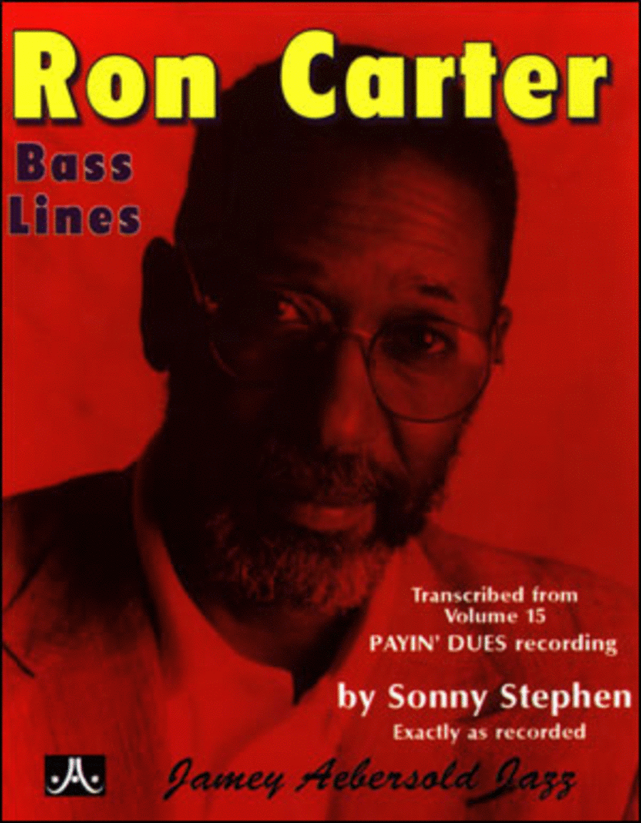 Ron Carter Bass Lines - Transcribed From Volume 15