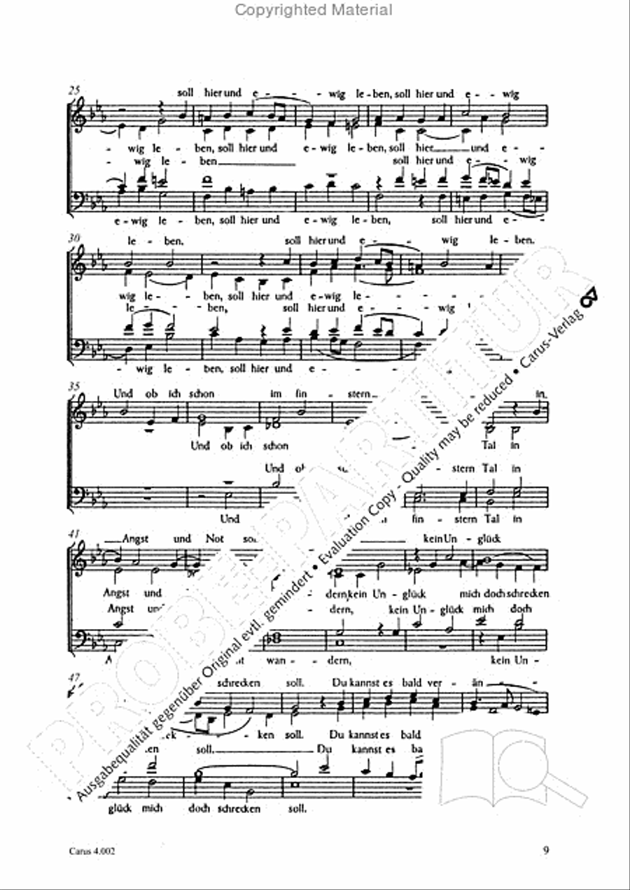 Eccard: 29 Choralbearbeitungen Collection / Songbook scores gallery preview page 10
