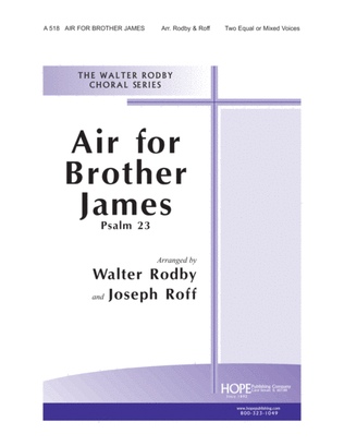 Book cover for Air for Brother James