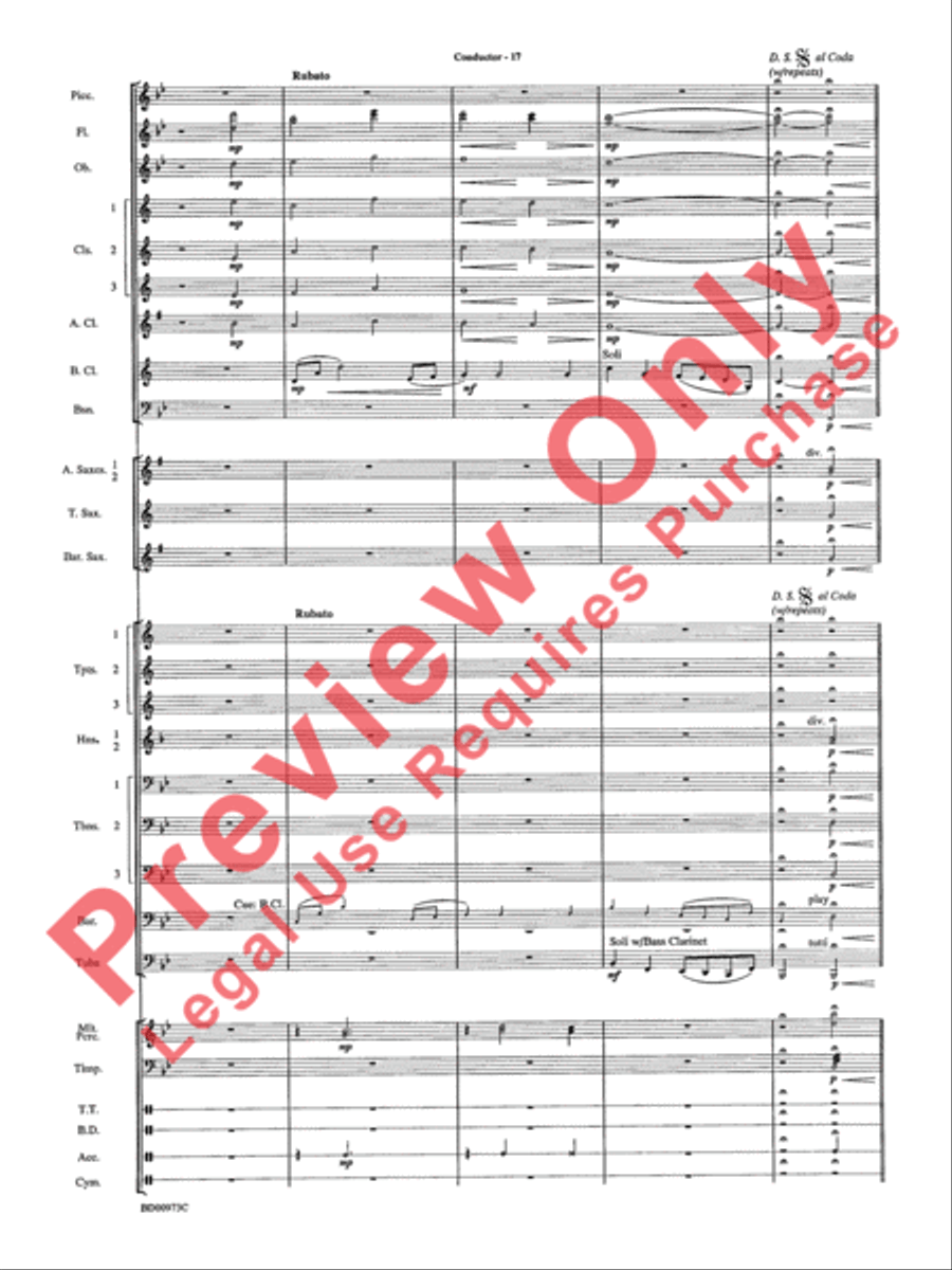 Incantations Concert Band scores gallery preview page 20