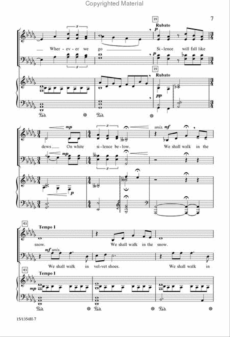 Velvet Shoes Velvet Shoes 4-Part scores gallery preview page 6