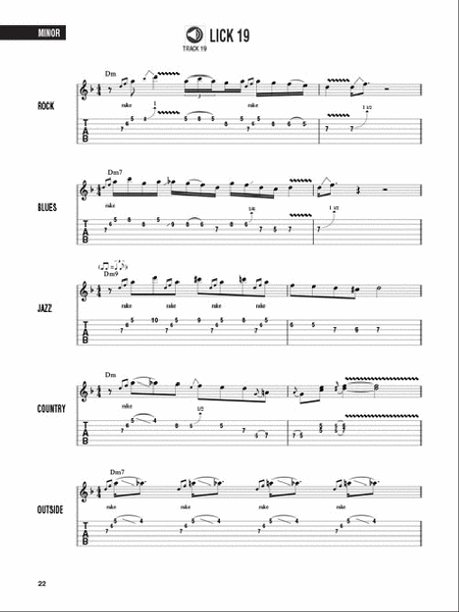Lead Licks Guitar Tablature scores gallery preview page 5