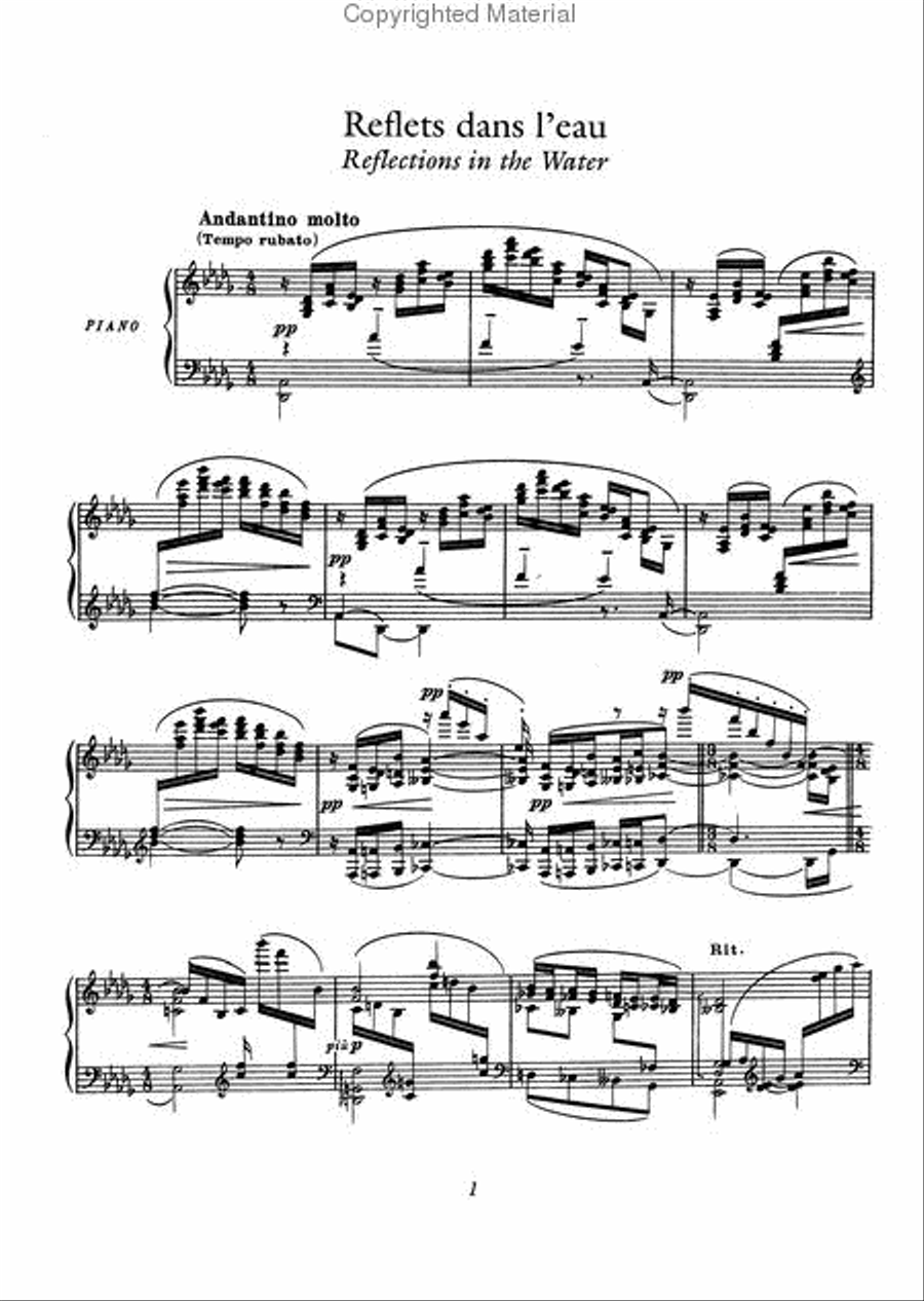Images: Books I & II for Solo Piano Piano Solo scores gallery preview page 2