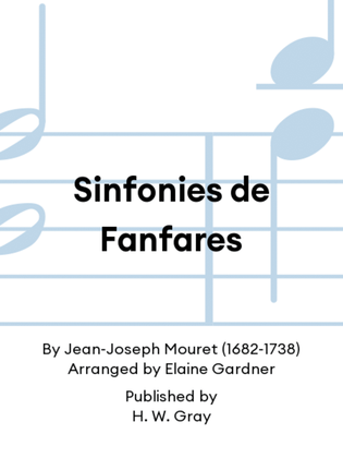 Book cover for Sinfonies de Fanfares